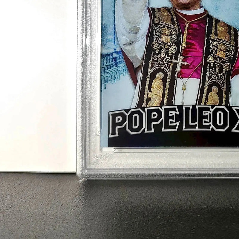 2025 Leaf Metal Pope Leo XIV 33/583 #1 Snow Variant PSA 9 Mint - Other