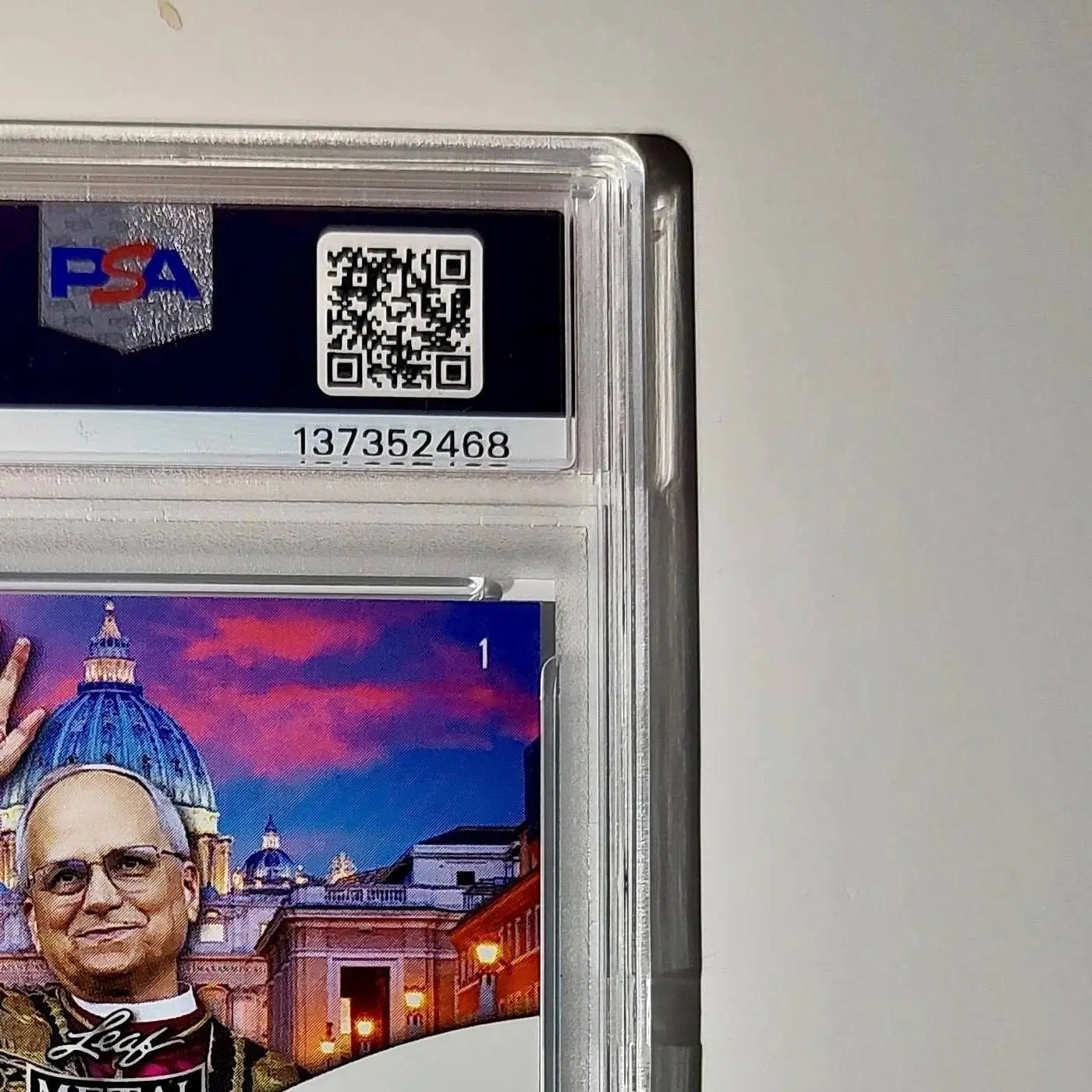 2025 Leaf Metal Pope Leo XIV 33/583 #1 Snow Variant PSA 9 Mint - Other