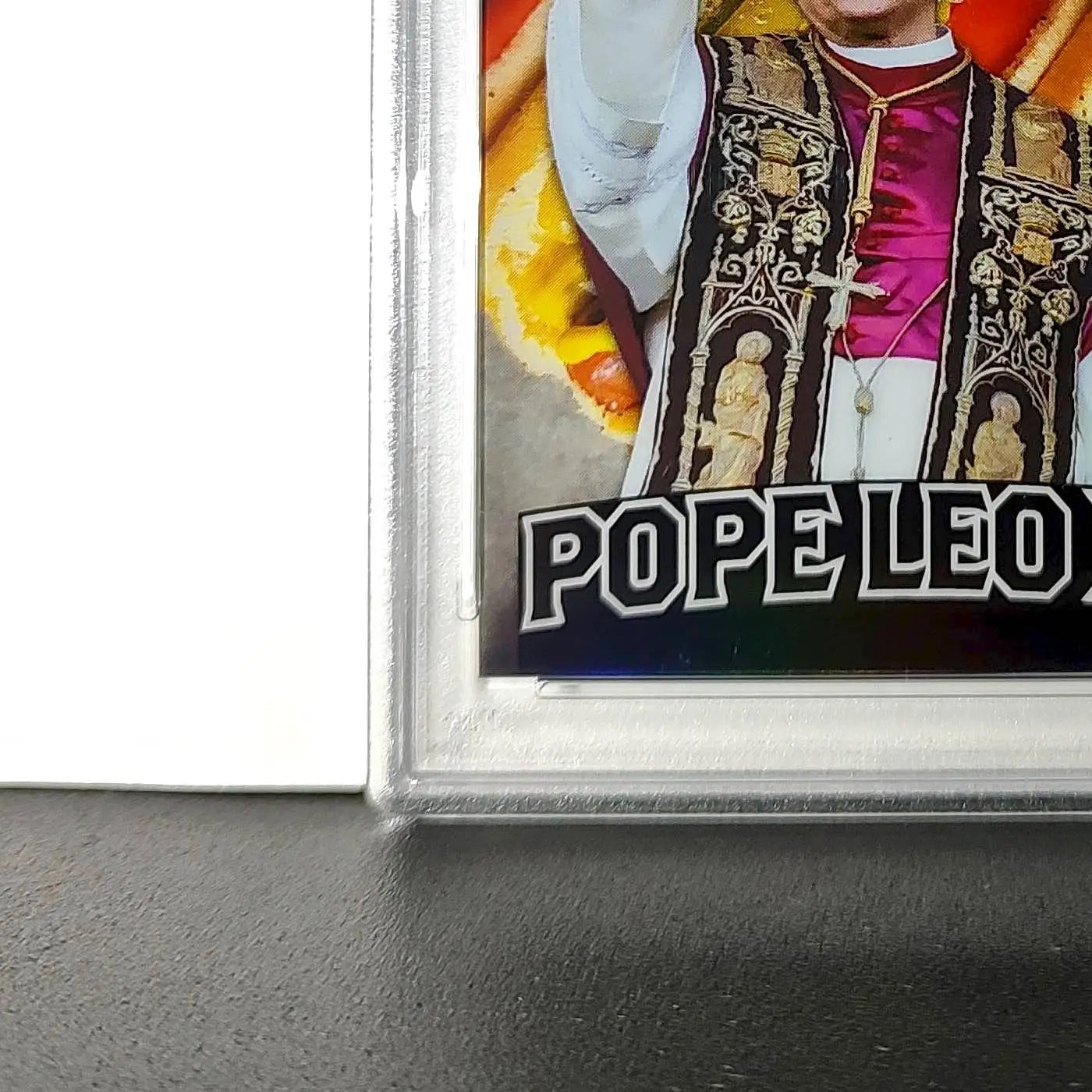 2025 Leaf Metal Pope Leo XIV 44/529 #1 Hot Dog Variant PSA 9 Mint - Other