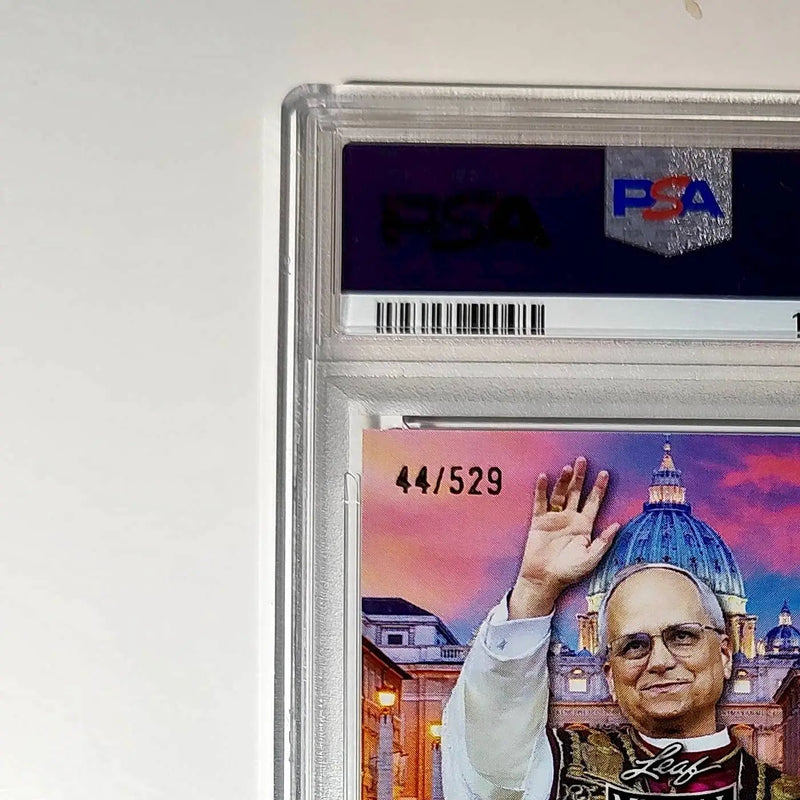 2025 Leaf Metal Pope Leo XIV 44/529 #1 Hot Dog Variant PSA 9 Mint - Other