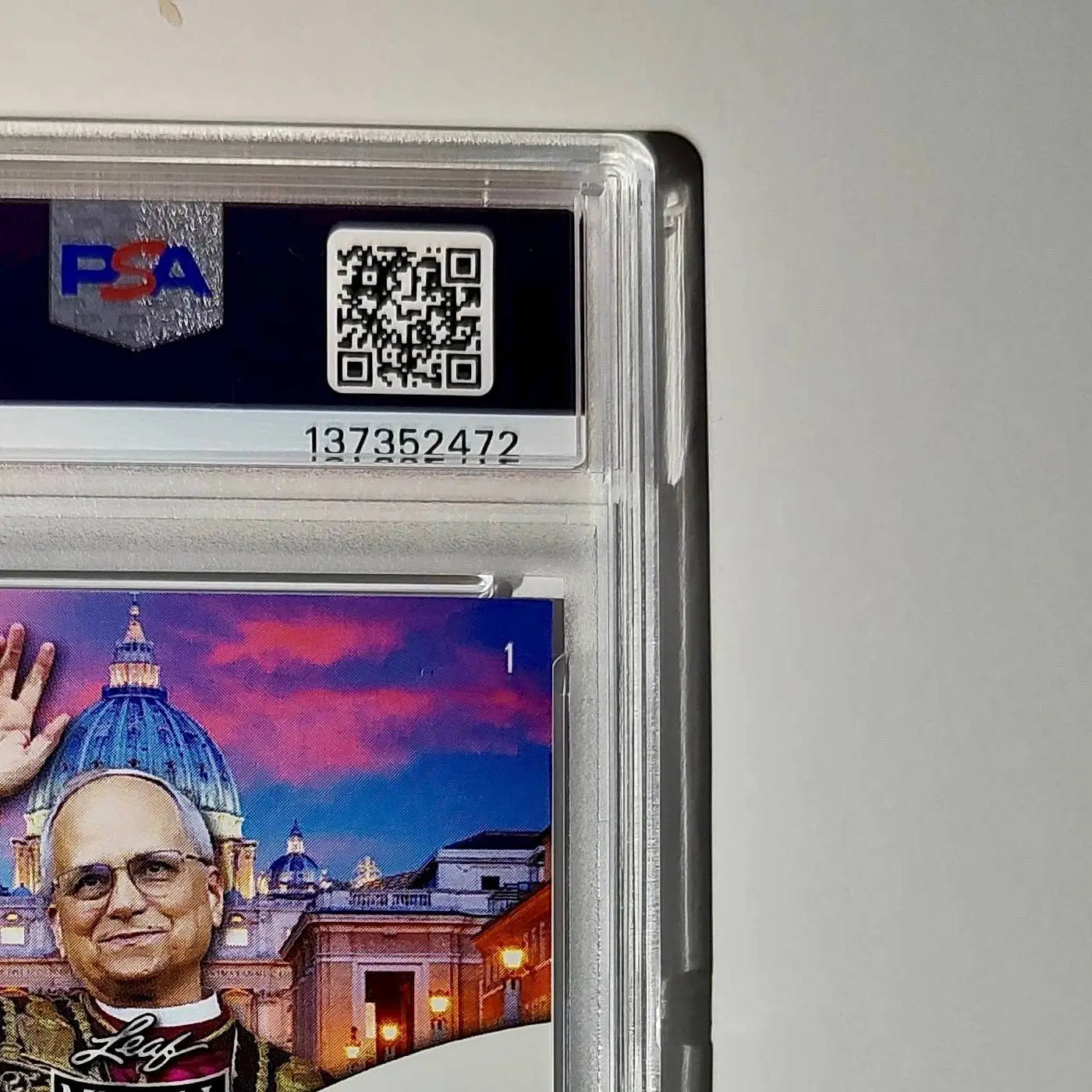 2025 Leaf Metal Pope Leo XIV 44/529 #1 Hot Dog Variant PSA 9 Mint - Other
