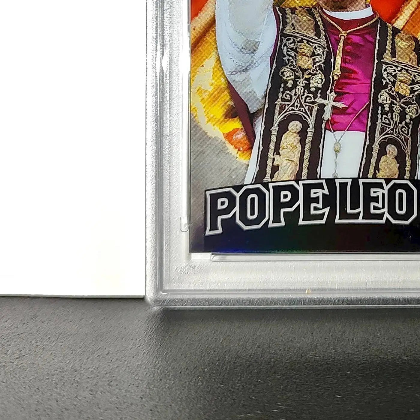 2025 Leaf Metal Pope Leo XIV 45/529 #1 Hot Dog Variant PSA 9 Mint - Other