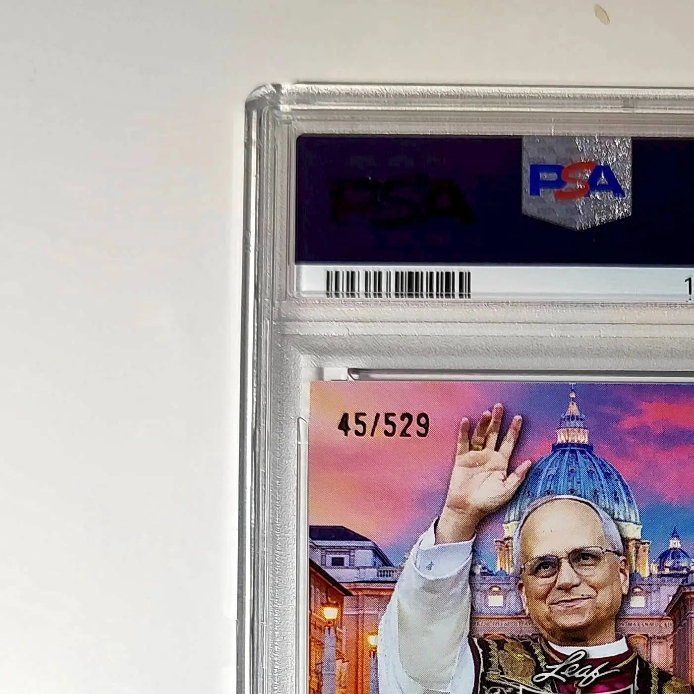 2025 Leaf Metal Pope Leo XIV 45/529 #1 Hot Dog Variant PSA 9 Mint - Other