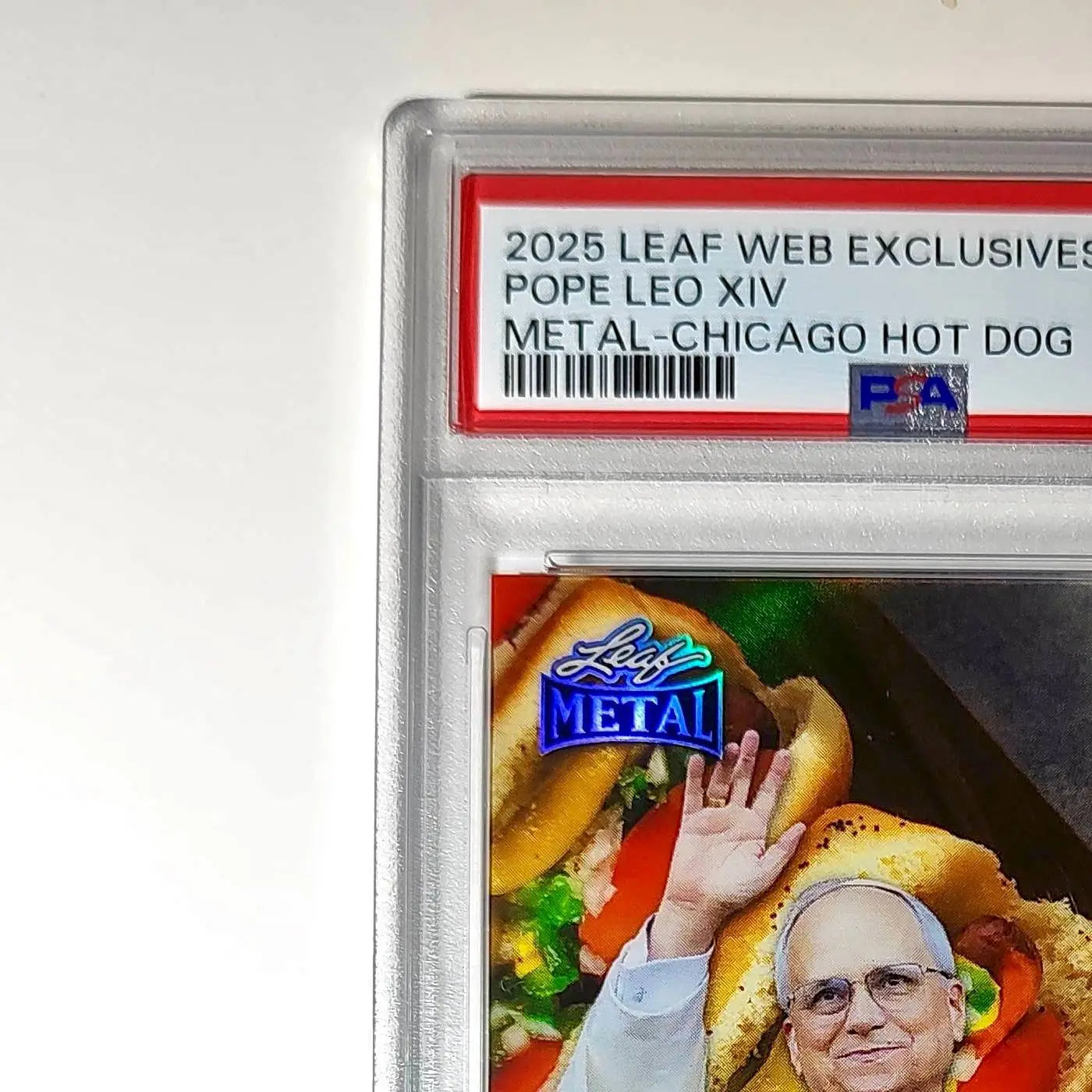 2025 Leaf Metal Pope Leo XIV 45/529 #1 Hot Dog Variant PSA 9 Mint - Other