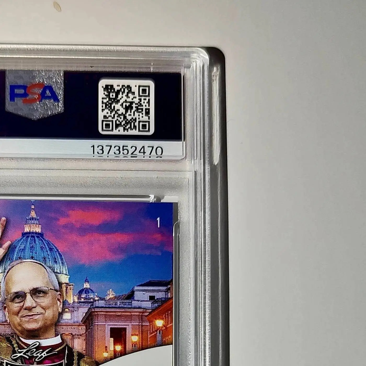 2025 Leaf Metal Pope Leo XIV 46/529 #1 Hot Dog Variant PSA 9 Mint - Other
