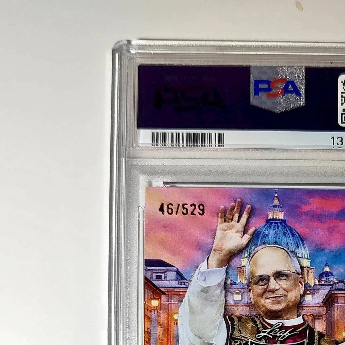 2025 Leaf Metal Pope Leo XIV 46/529 #1 Hot Dog Variant PSA 9 Mint - Other