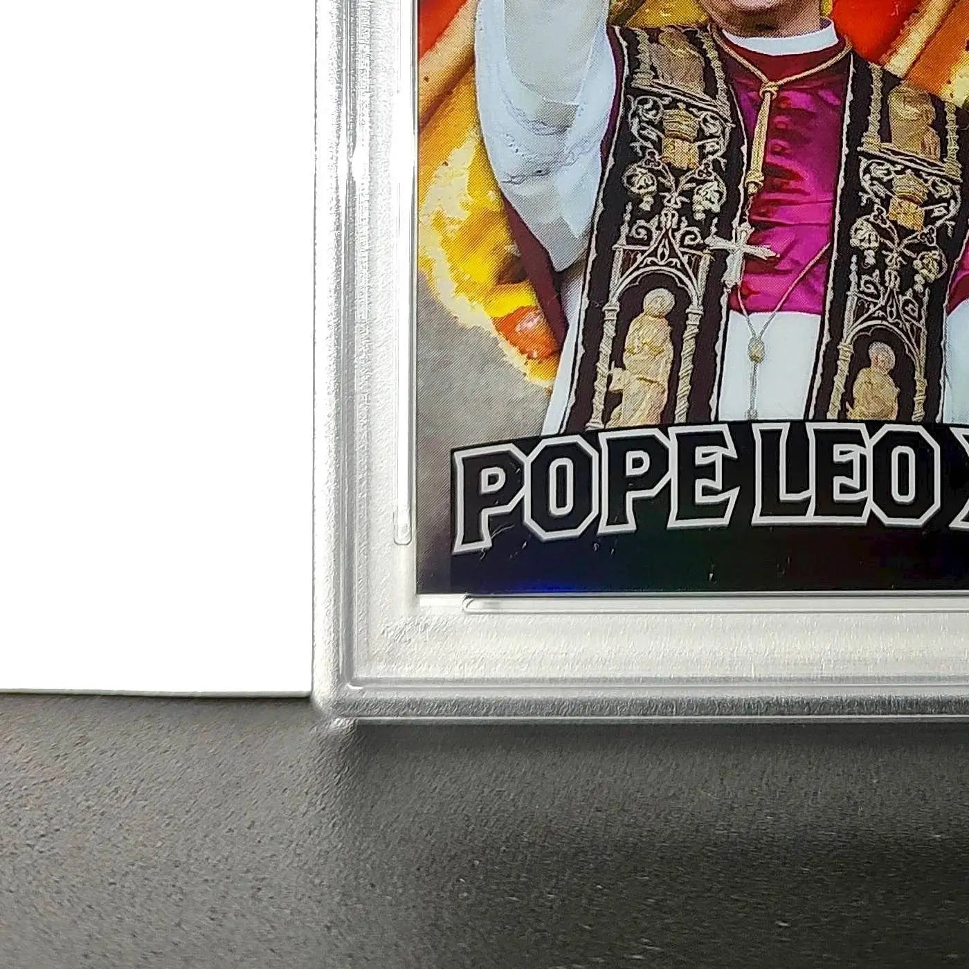 2025 Leaf Metal Pope Leo XIV 46/529 #1 Hot Dog Variant PSA 9 Mint - Other
