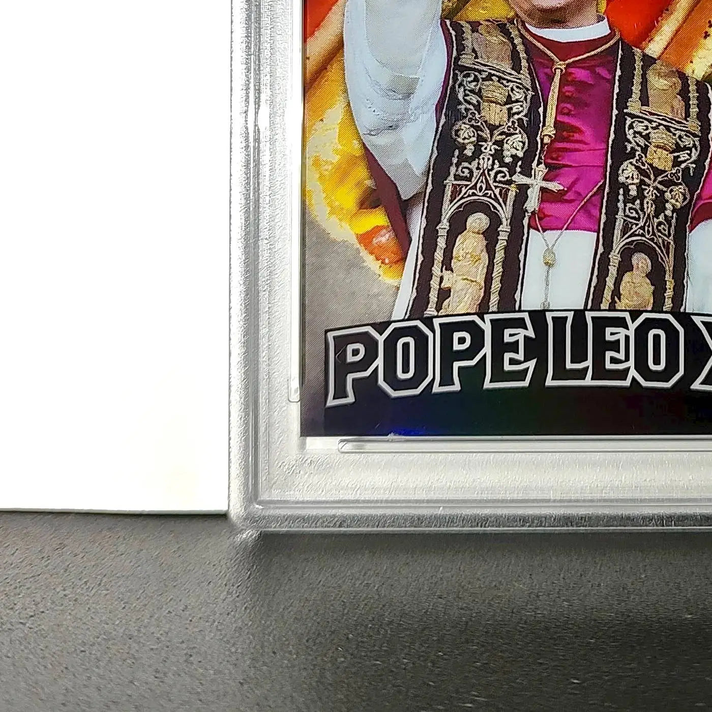 2025 Leaf Metal Pope Leo XIV 98/529 #1 Hot Dog Variant PSA 8 NM-Mint - Other