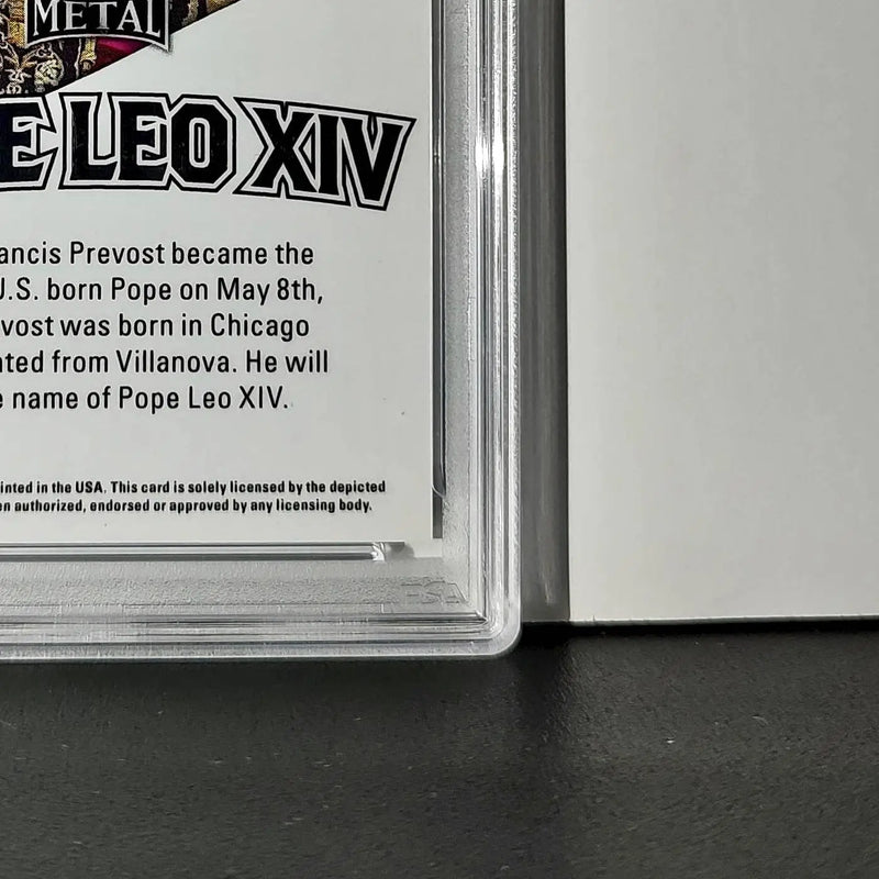 2025 Leaf Metal Pope Leo XIV 98/529 #1 Hot Dog Variant PSA 8 NM-Mint - Other