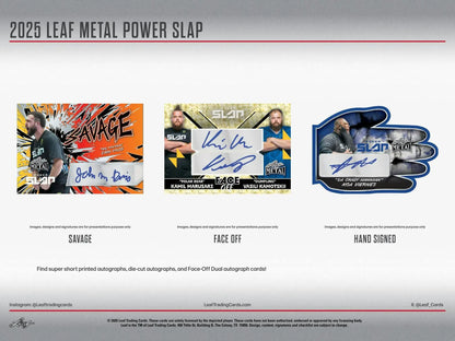 2025 Leaf Metal Power Slap Hobby Box | Columbia Sports Cards - Sports Card Hobby Boxes