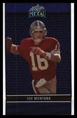 2025 Leaf Metal Purple Pre-Production Proof Joe Montana #/1 49ers - Football Card Single