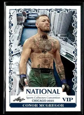 2025 Leaf National Sports Collectors Convention VIP #VIP-3 Conor McGregor - UFC/MMA Card Single