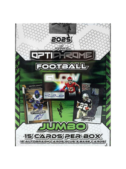 2025 Leaf Optichrome Football Hobby Jumbo Box | Columbia Sports Cards