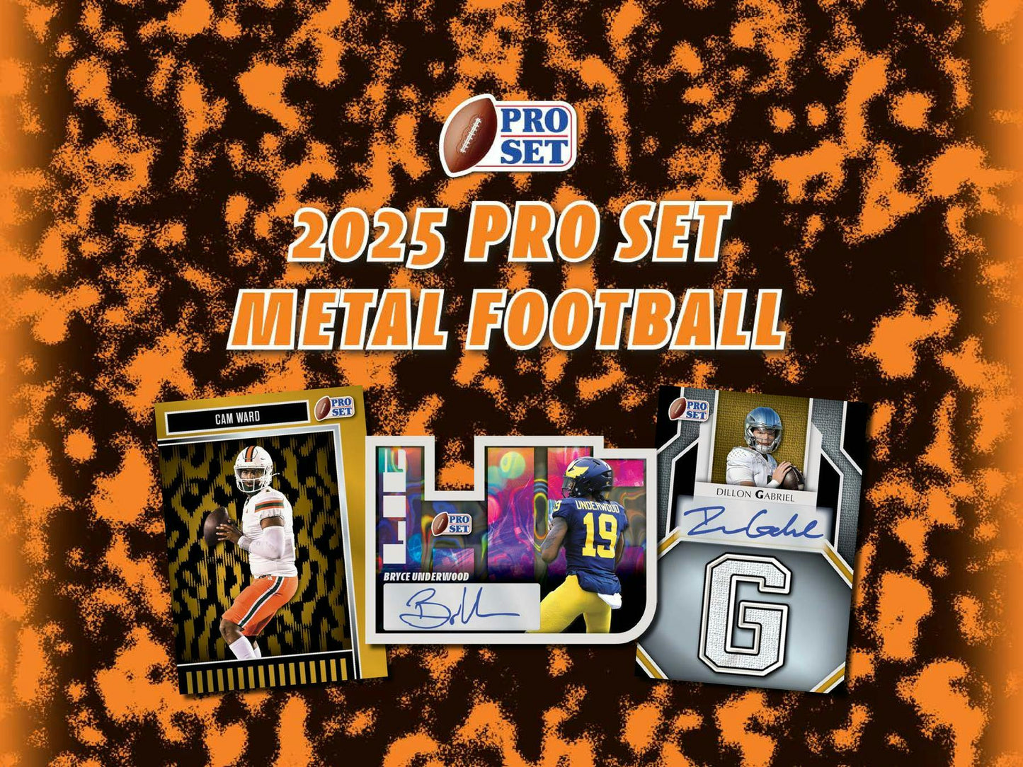 2025 Leaf Pro Set Metal Football Hobby Box