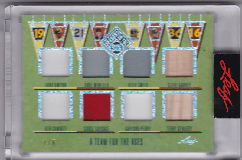 2025 Leaf Seasons in the Sun #ATA-6 1/6 Tony Gwynn Ozzie Smith Dave Winfield - Baseball Card Single