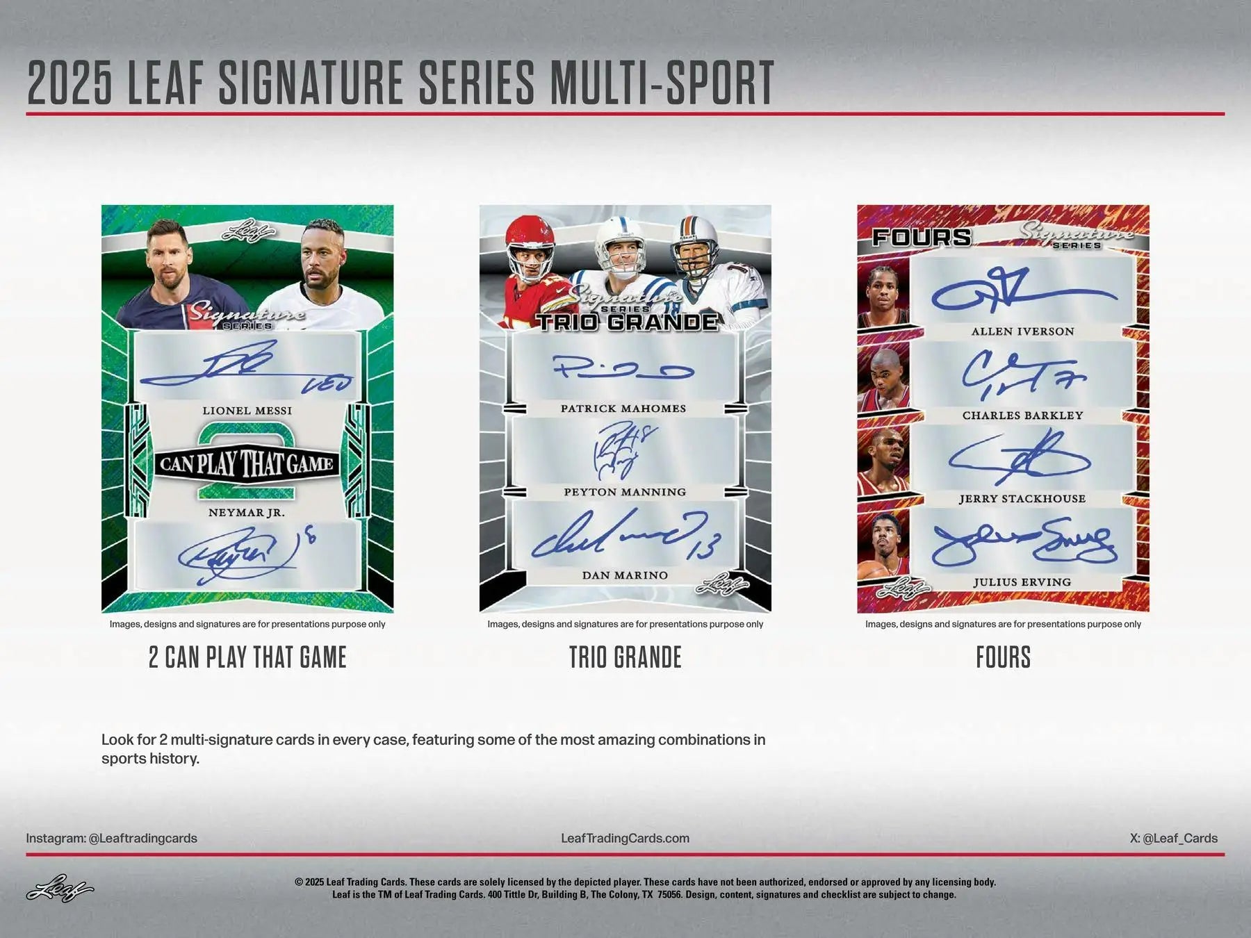 2025 Leaf Signature Series Multi-Sports Hobby