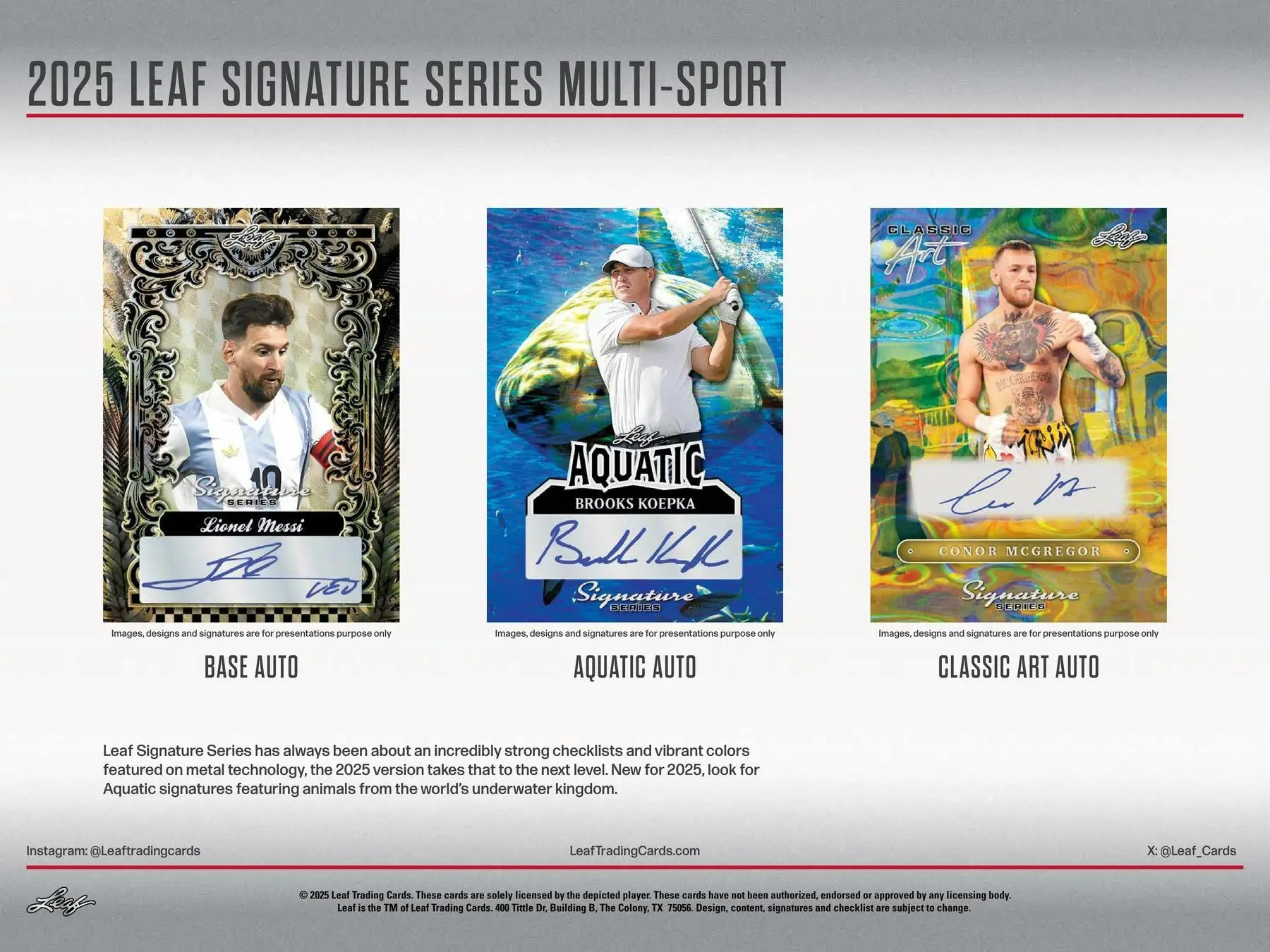 2025 Leaf Signature Series Multi-Sports Hobby