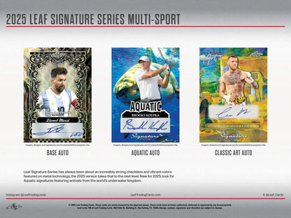2025 Leaf Signature Series Multi-Sports Hobby