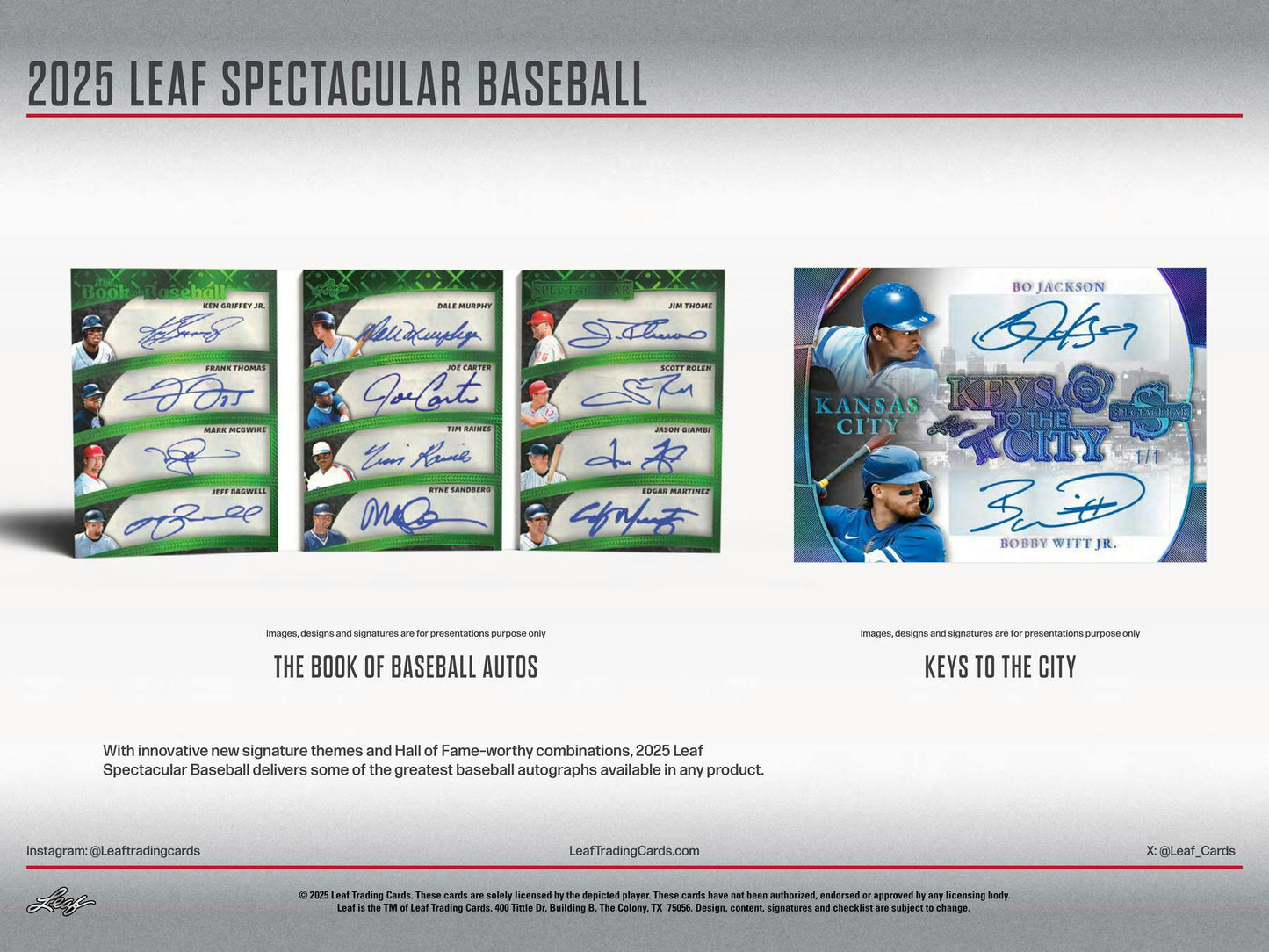 2025 Leaf Spectacular Baseball Hobby Box | Columbia Sports Cards