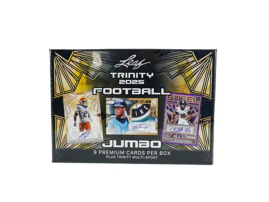 2025 Leaf Trinity Football Jumbo Hobby Box | Columbia Sports Cards - Sports Card Hobby Boxes