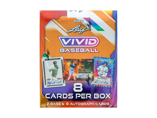 2025 Leaf Vivid Baseball Hobby Box | Columbia Sports Cards - Sport Card Hobby Boxes