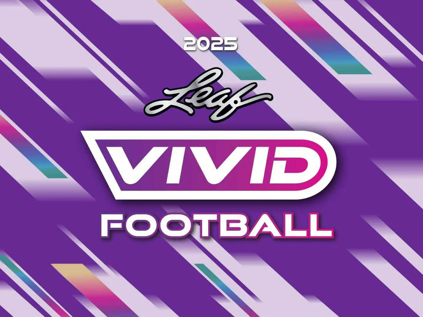 2025 Leaf Vivid Football Hobby Box | Columbia Sports Cards - Sports Card Hobby Boxes