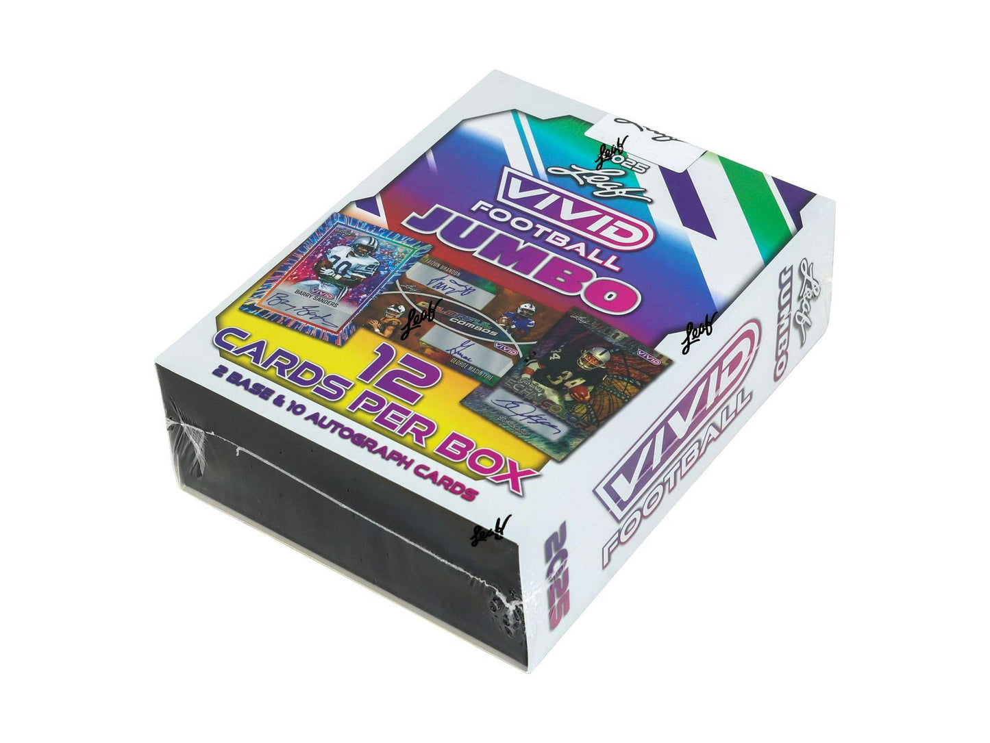 2025 Leaf Vivid Football Hobby Jumbo Box | Columbia Sports Cards
