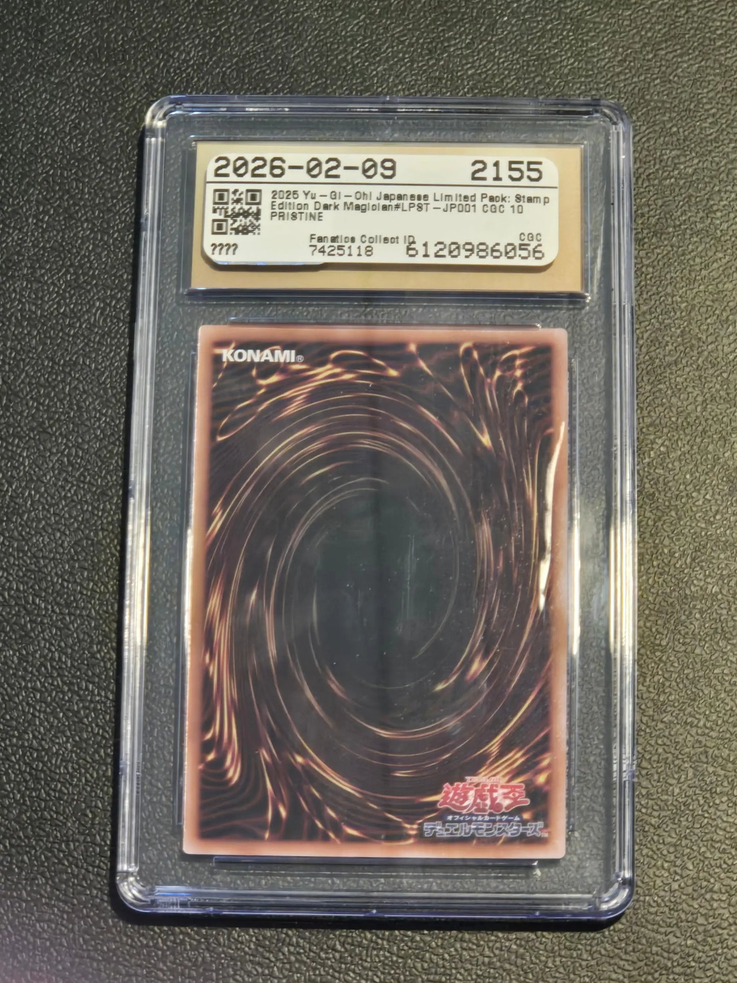 2025 Limited Pack: Stamp Edition #LPST-JP001 Dark Magician CGC 10 Pristine - Yu-Gi-Oh! Card Single