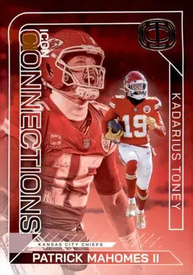 2025 Mahomes Icon Collection Icon #IC-13 Patrick Mahomes II Kadarius Toney - Football Card Single