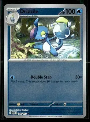 2025 Mega Evolution Drizzile #040/132 Reverse Holo Common NM - Pokémon Card Single