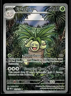 2025 Mega Evolution Exeggutor #135/132 Illustration Rare NM - Pokémon Card Single