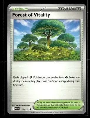 2025 Mega Evolution Forest of Vitality #117/132 Base Uncommon NM - Pokémon Card Single