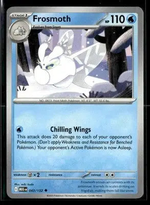 2025 Mega Evolution Frosmoth #043/132 Base Uncommon NM - Pokémon Card Single