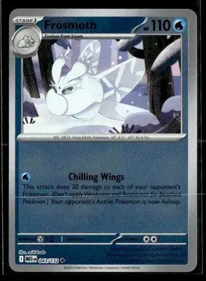 2025 Mega Evolution Frosmoth #043/132 Reverse Holo Uncommon NM - Pokémon Card Single