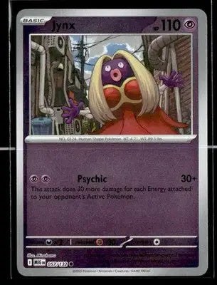 2025 Mega Evolution Jynx #057/132 Reverse Holo Common NM - Pokémon Card Single