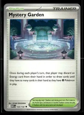 2025 Mega Evolution Mystery Garden #122/132 Base Uncommon NM - Pokémon Card Single