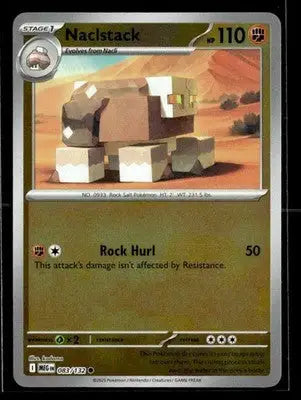 2025 Mega Evolution Naclstack #083/132 Reverse Holo Common NM - Pokémon Card Single