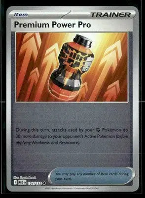 2025 Mega Evolution Premium Power Pro #124/132 Reverse Holo Uncommon NM - Pokémon Card Single