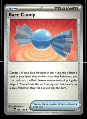 2025 Mega Evolution Rare Candy #125/132 Base Common NM - Pokémon Card Single