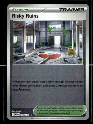 2025 Mega Evolution Risky Ruins #127/132 Reverse Holo Uncommon NM - Pokémon Card Single