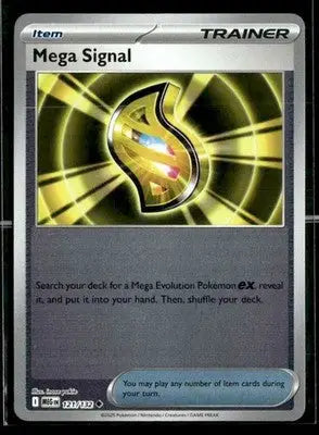 2025 Mega Evolution Mega Signal #121/132 Reverse Holo Uncommon NM - Pokémon Card Single