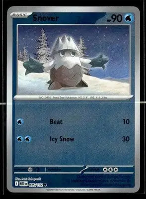 2025 Mega Evolution Snover #042/132 Reverse Holo Common NM - Pokémon Card Single