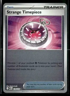 2025 Mega Evolution Strange Timepiece #128/132 Reverse Holo Uncommon NM - Pokémon Card Single