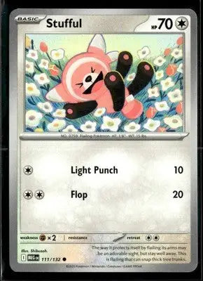 2025 Mega Evolution Stufful #111/132 Base Common NM - Pokémon Card Single