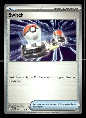 2025 Mega Evolution Switch #130/132 Base Common - Pokémon Card Single