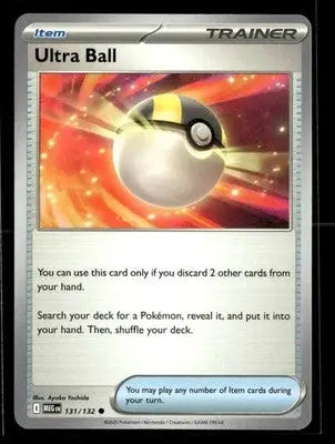 2025 Mega Evolution Ultra Ball #131/132 Base Common NM - Pokémon Card Single