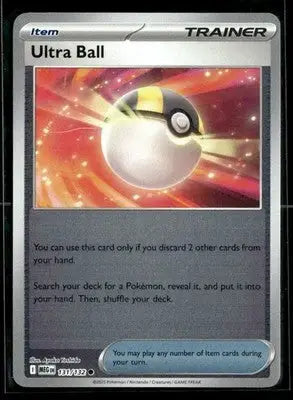 2025 Mega Evolution Ultra Ball #131/132 Reverse Holo Common NM - Pokémon Card Single