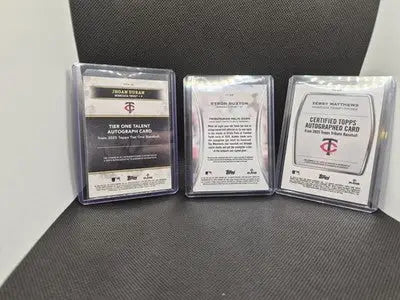 2025 Minnesota Twins Card Lot 2 autos - Baseball Card Single
