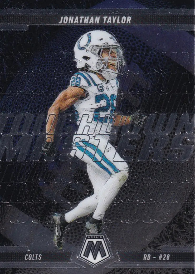 2025 MOSAIC #10 JONATHAN TAYLOR TOUCHDOWN MASTERS- INDIANPOLIS COLTS