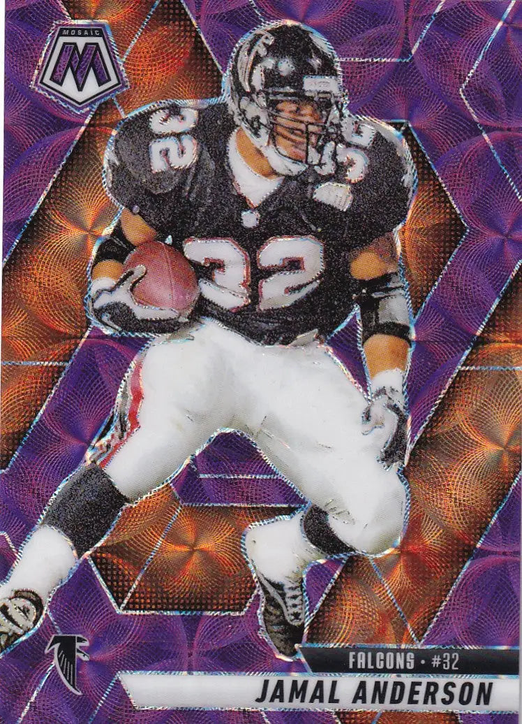 2025 MOSAIC #152 JAMAL ANDERSON PURPLE SCOPE- ATLANTA FALCONS - Football Card Single